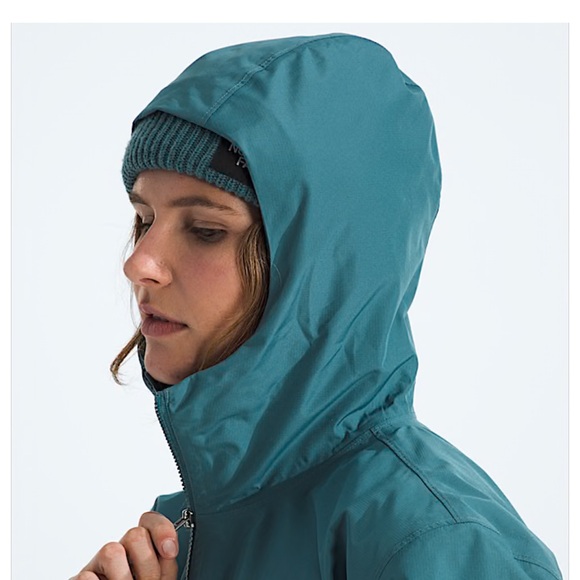 The North Face Women’s Daybreak Mid Rain Parka Midnight Petrol NWT - Picture 3 of 11
